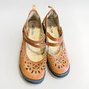 JBU By Jambu Brown Bellerose Mary Jane W/Memory Foam Shoes Size 8.5 Comfort